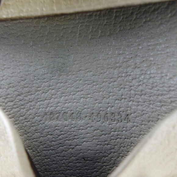 GUCCI Key Case GG Canvas Beige Canvas x Leather Authentic USED - Picture 11 of 13